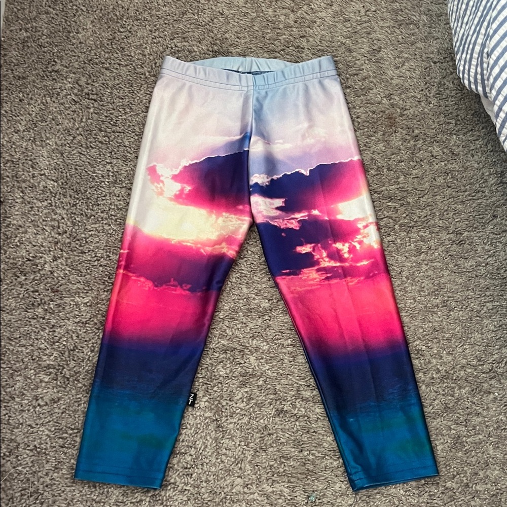 Zara Terez Light Blue sunset Leggings size small